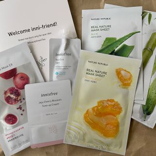 ネイチャーリパブリック(NATURE REPUBLIC)の韓国コスメ マスクシート 試供品付(パック/フェイスマスク)