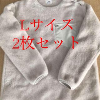 ユニクロ(UNIQLO)のUNIQLO ガーメンツ フリースプルオーバーLサイズ2枚セット(その他)