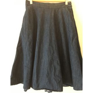 ダブルクローゼット(w closet)のw closet 膝丈デニムスカート(ひざ丈スカート)