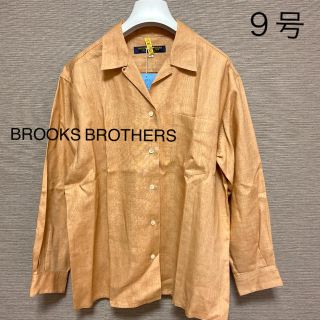 ブルックスブラザース(Brooks Brothers)の【BROOKS BROTHERS】オーバーサイズ麻シャツベージュブラウン【9号】(シャツ/ブラウス(長袖/七分))