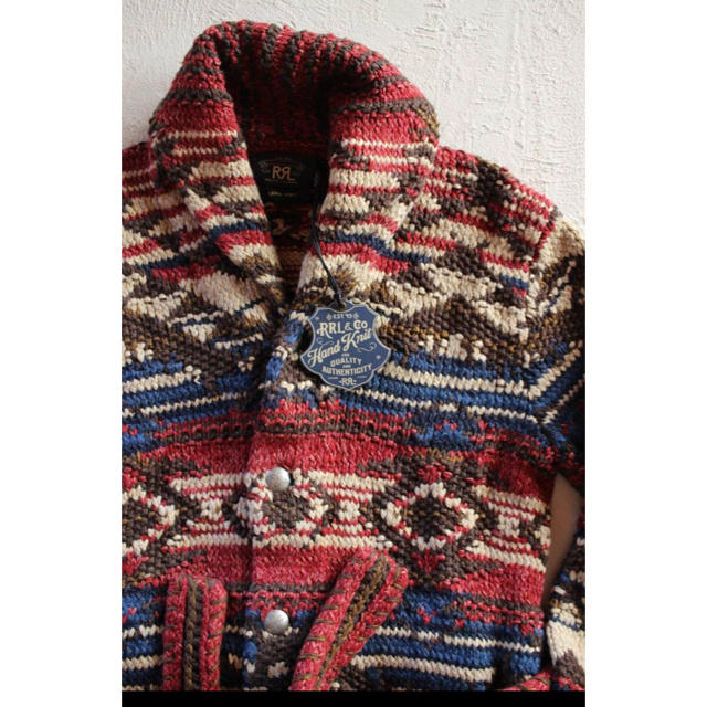 RRL - 新品*RRL*ハンドニット ランチ カーディガン*XS* ダブルアール