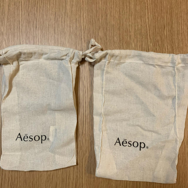 Aesop(イソップ)のイソップ　巾着　2枚 レディースのバッグ(ショップ袋)の商品写真