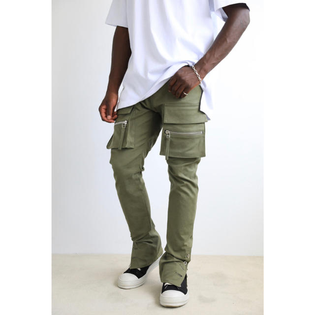 超小型PC MLVINCE CARGO PANTS カーゴパンツ ブラウン www