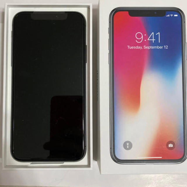 iPhoneX 256GB  グレー　SIMフリー