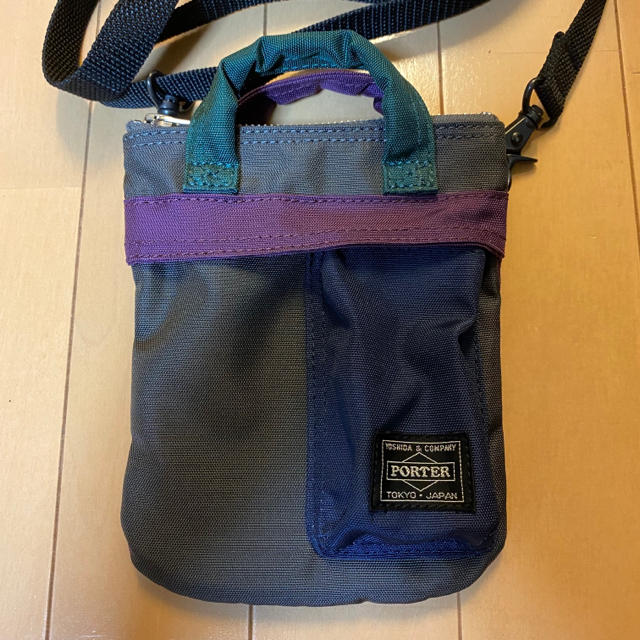 kolor(カラー)の限定 kolor × porter ミニヘルメットバッグ ショルダー ウエスト メンズのバッグ(ショルダーバッグ)の商品写真