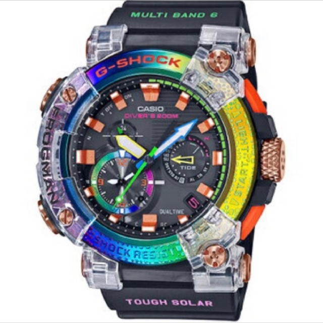 【在庫処分大特価!!】 - G-SHOCK G-SHOCK タグ付き2個セット有り GWF-A1000BRT ボルネオ虹蛙 腕時計(デジタル)