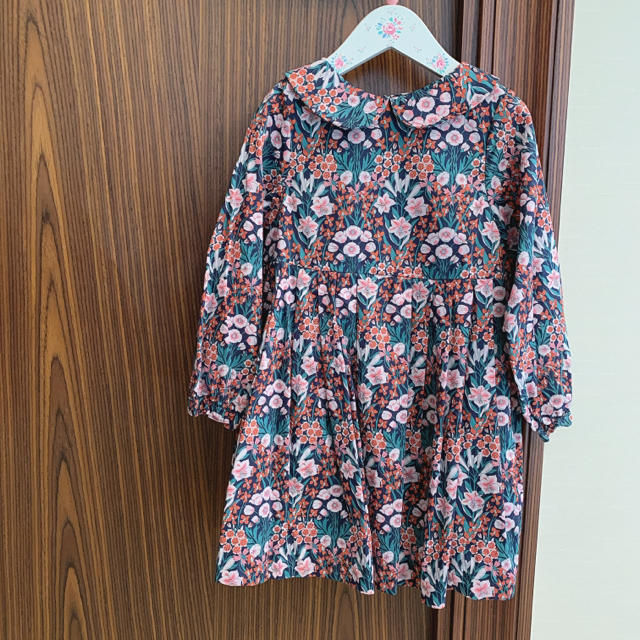 Jacadi(ジャカディ)のジャカディ リバティワンピース 36m キッズ/ベビー/マタニティのキッズ服女の子用(90cm~)(ワンピース)の商品写真