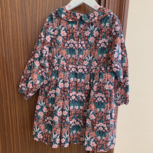 Jacadi(ジャカディ)のジャカディ リバティワンピース 36m キッズ/ベビー/マタニティのキッズ服女の子用(90cm~)(ワンピース)の商品写真