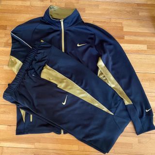 ナイキ(NIKE)の【美品】NIKE ジャージ 上下 メンズ 黒 金(ジャージ)