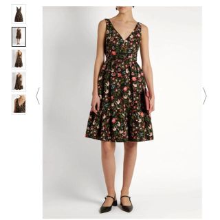 アーデム(Erdem)のERDEM gaby dress ジャンパースカート(ひざ丈ワンピース)