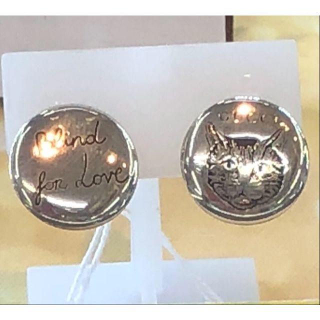 Gucci(グッチ)のグッチ ピアス GUCCI 499929-J8400 SILVER シルバー メンズのアクセサリー(ピアス(両耳用))の商品写真