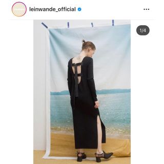 トゥデイフル(TODAYFUL)のleinwande belted knit long dress【black】(ニット/セーター)