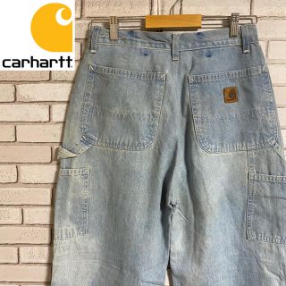 カーハート(carhartt)の90s 古着 カーハート メキシコ製 デニム ペインターパンツ 革タグ(ペインターパンツ)