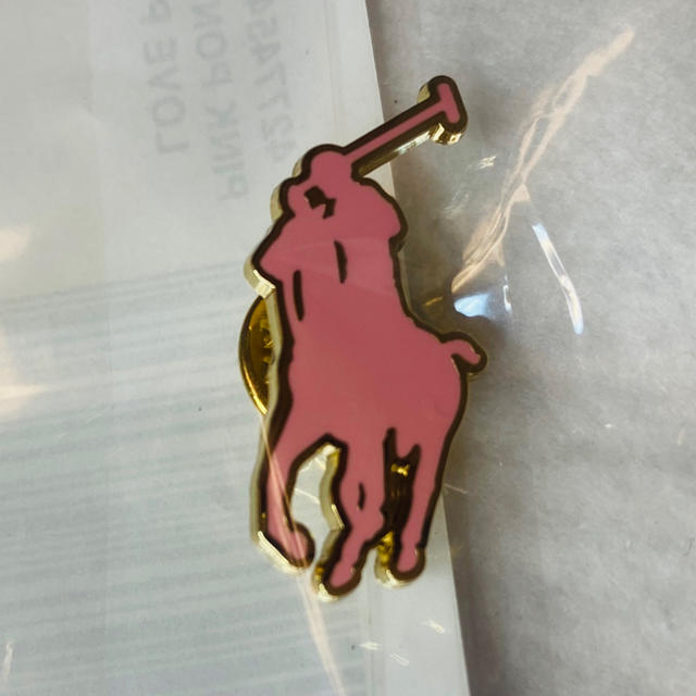 Ralph Lauren(ラルフローレン)の【正規品】ラルフローレン ピンクポニーピンバッジ PINK PONY レディースのアクセサリー(ブローチ/コサージュ)の商品写真