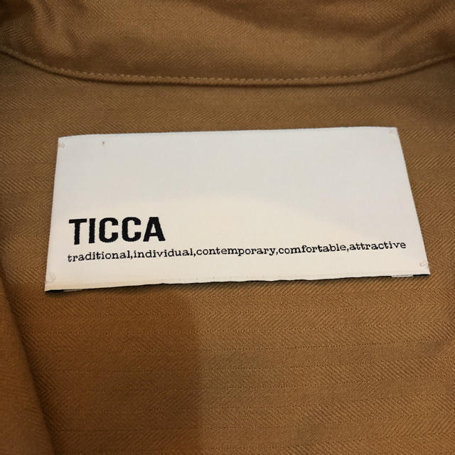 YAECA(ヤエカ)のTICCA / ヘリンボーンウールスキッパーシャツ レディースのトップス(シャツ/ブラウス(長袖/七分))の商品写真