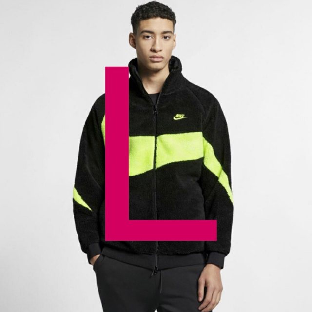 新品】NIKE ナイキ ボアジャケット スウッシュ Lサイズ 新作販売中