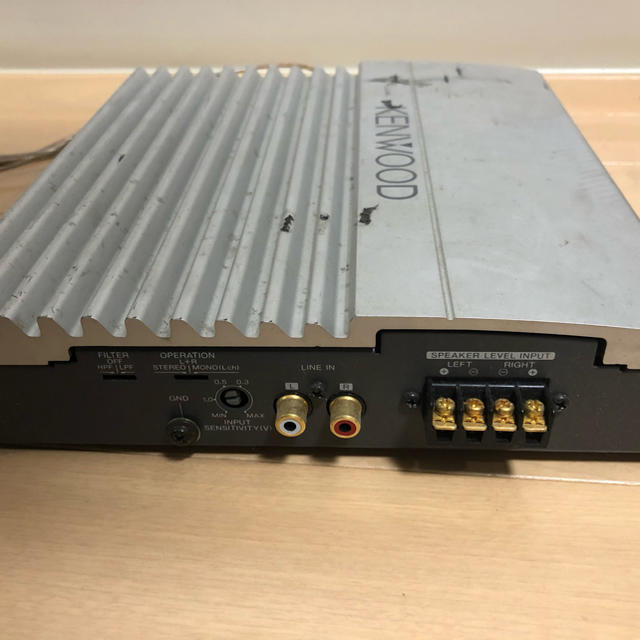 KENWOOD - (最終値下)KENWOOD ケンウッド カーオーディオアンプ KENWOOD - (最終値下)KENWOOD ケンウッド カーオーディオアンプ