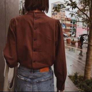 マウジー(moussy)のMOUSSY パフスリーブトップ(シャツ/ブラウス(長袖/七分))