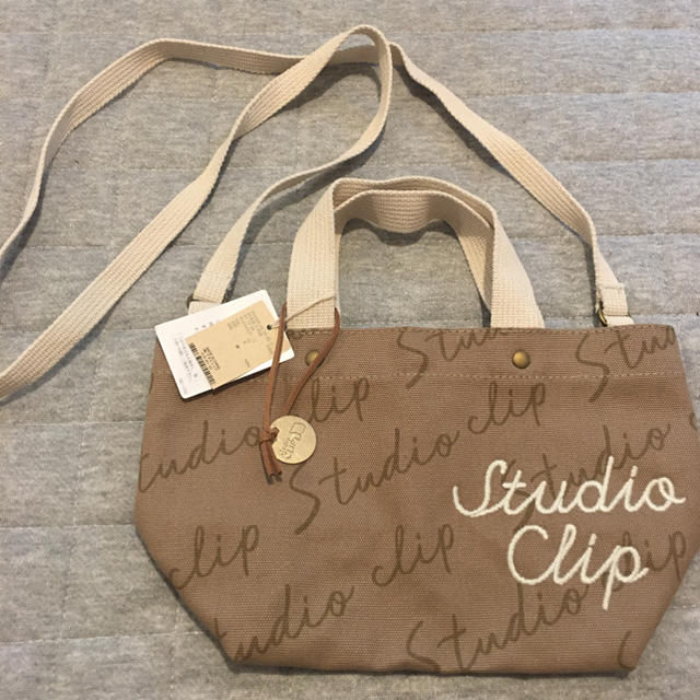 STUDIO CLIP(スタディオクリップ)のstudio CLIP ベージュ トートバッグ ショルダー レディースのバッグ(トートバッグ)の商品写真