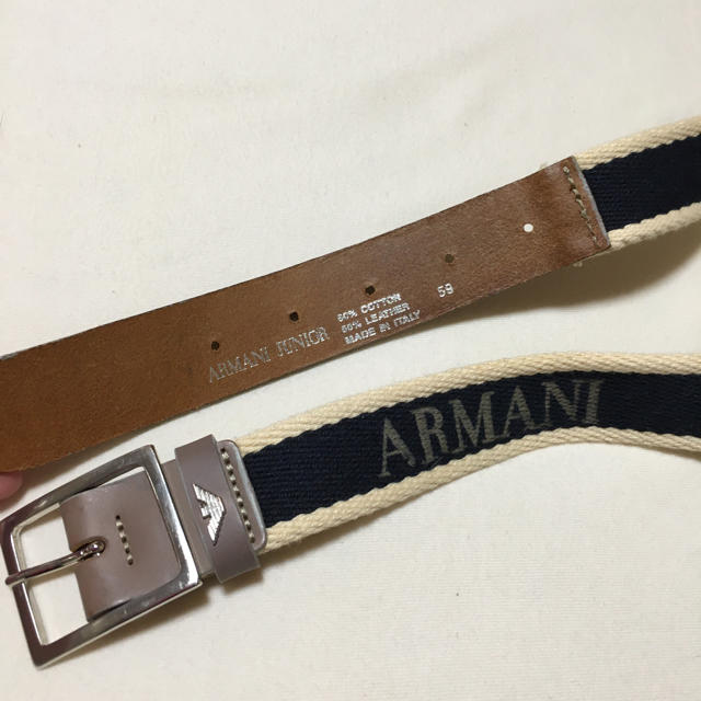 ARMANI JUNIOR(アルマーニ ジュニア)のARMANI  JUNIOR  アルマーニ  ジュニア　ベルト キッズ/ベビー/マタニティのこども用ファッション小物(ベルト)の商品写真