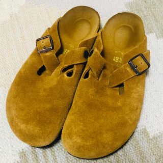 ビルケンシュトック(BIRKENSTOCK)のBIRKENSTOCK ビルケンシュトック　スエード　ボストン　38サイズ(スリッポン/モカシン)