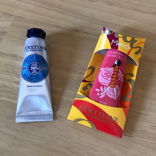 L'OCCITANE(ロクシタン)のロクシタンハンドクリーム10ml(シア、ローズ) コスメ/美容のボディケア(ハンドクリーム)の商品写真