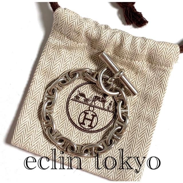 HERMES - HERMES vintage《筆記体》1970's シェーヌダンクル HERMES - HERMES vintage《筆記体》1970's シェーヌダンクル