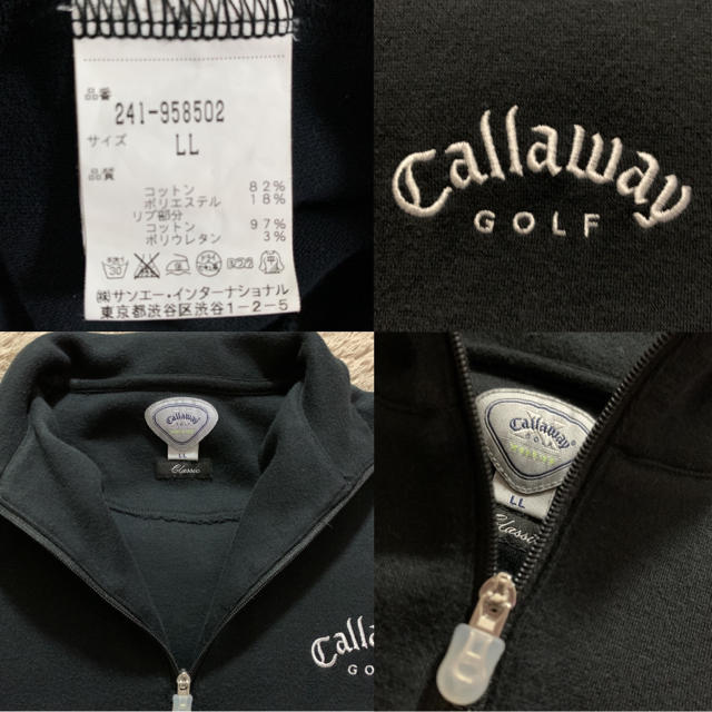 Callaway Golf(キャロウェイゴルフ)のcallaway golf レディース　トレーナーLLサイズ スポーツ/アウトドアのゴルフ(ウエア)の商品写真