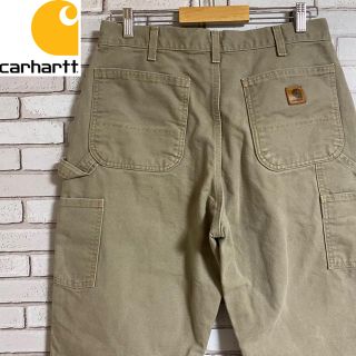 カーハート(carhartt)の90s 古着 カーハート メキシコ製 ダック地 ペインターパンツ 革タグ グレー(ペインターパンツ)