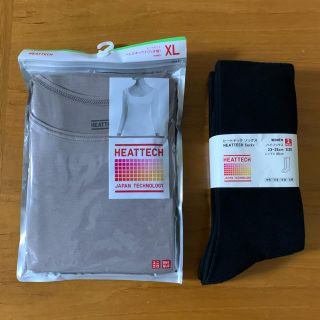 ユニクロ(UNIQLO)のみ〜様専用 UNIQLO ヒートテック ハイソックス2足のみ(アンダーシャツ/防寒インナー)