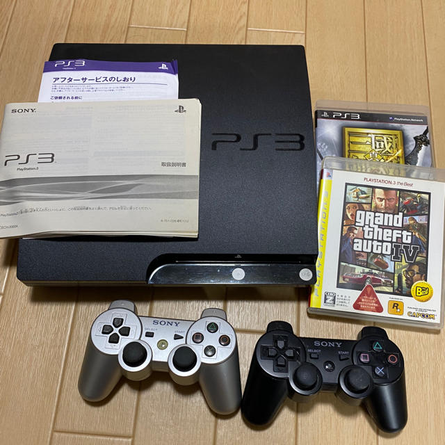 SONY PlayStation3 CECH-2100A ソフト2本付き