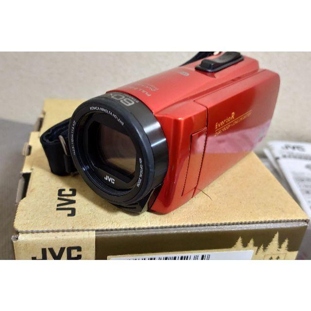 KENWOOD(ケンウッド)のVictor JVC Everio GZ-RX680-D オレンジ 美品 スマホ/家電/カメラのカメラ(ビデオカメラ)の商品写真