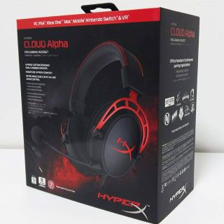 【新品未開封】 HyperX Cloud Alpha ゲーミングヘッドセット(ヘッドフォン/イヤフォン)