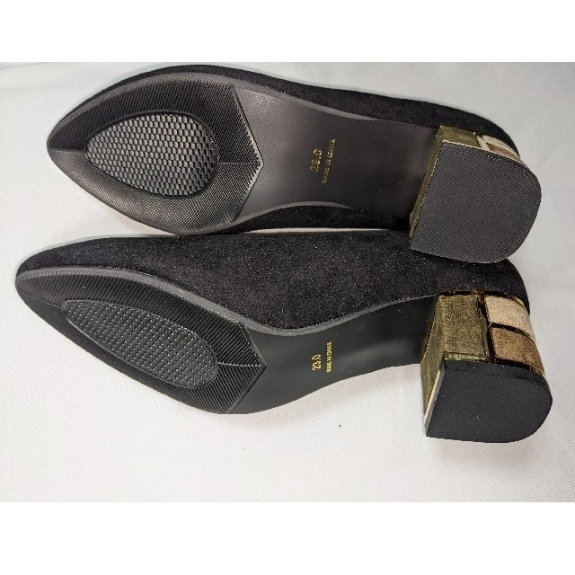 カラフルヒールスエードパンプス レディースの靴/シューズ(ハイヒール/パンプス)の商品写真