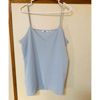 ユニクロ(UNIQLO)のユニクロ　ドレープキャミソール　XL(キャミソール)