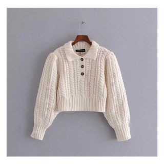 ザラ(ZARA)の🍁秋新作🍁2654◆ビジュー ニット セーター(ニット/セーター)