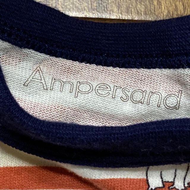 ampersand(アンパサンド)の美品60cm★ampersand ロンパース キッズ/ベビー/マタニティのベビー服(~85cm)(ロンパース)の商品写真