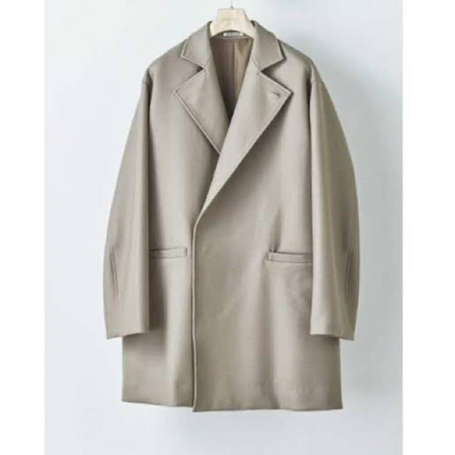 COMOLI(コモリ)のAURALEE LIGHT MELTON OVER COAT 18aw 新品 メンズのジャケット/アウター(チェスターコート)の商品写真