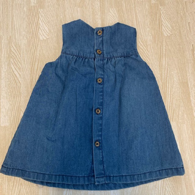 ZARA KIDS(ザラキッズ)のZARAKIDS デニムワンピース キッズ/ベビー/マタニティのベビー服(~85cm)(ワンピース)の商品写真