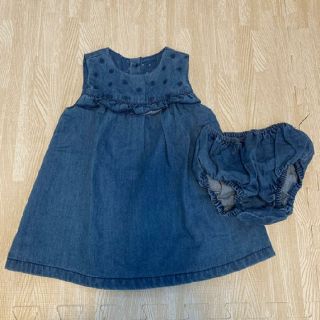 ザラキッズ(ZARA KIDS)のZARAKIDS デニムワンピース(ワンピース)