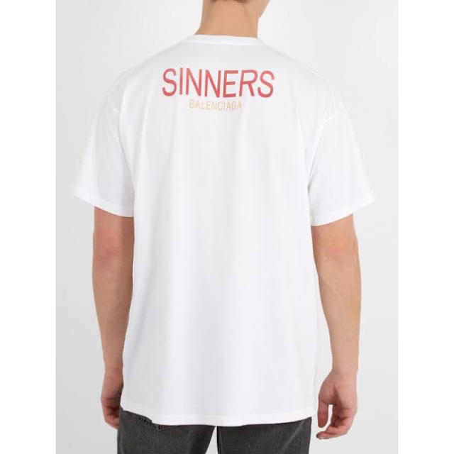 メンズbalenciaga sinners t shirt 白 S