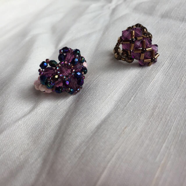 STUDIOUS(ステュディオス)の vintage ビーズ  リング 指輪 アクセサリー 6〜7号 ¥2500〜 レディースのアクセサリー(リング(指輪))の商品写真