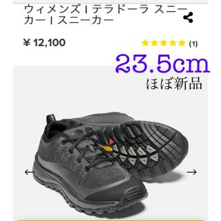 キーン(KEEN)のキーン　レディース   テラドーラ　23.5 スニーカー　ブラック　黒(スニーカー)