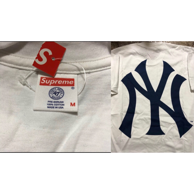 Supreme(シュプリーム)のアリ様専用新品Supreme New York Yankees Box Logo メンズのトップス(Tシャツ/カットソー(半袖/袖なし))の商品写真