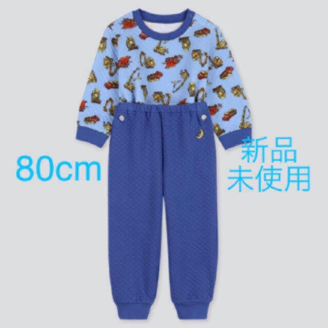 UNIQLO(ユニクロ)の【11月から50円値上げ】キルトパジャマ キッズ/ベビー/マタニティのベビー服(~85cm)(パジャマ)の商品写真