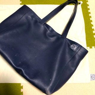 ロエベ(LOEWE)のロエベ　トートバッグ　ネイビー(トートバッグ)