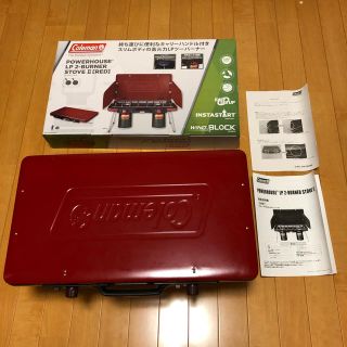 コールマン(Coleman)のコールマン  ツーバーナー　レッド(調理器具)