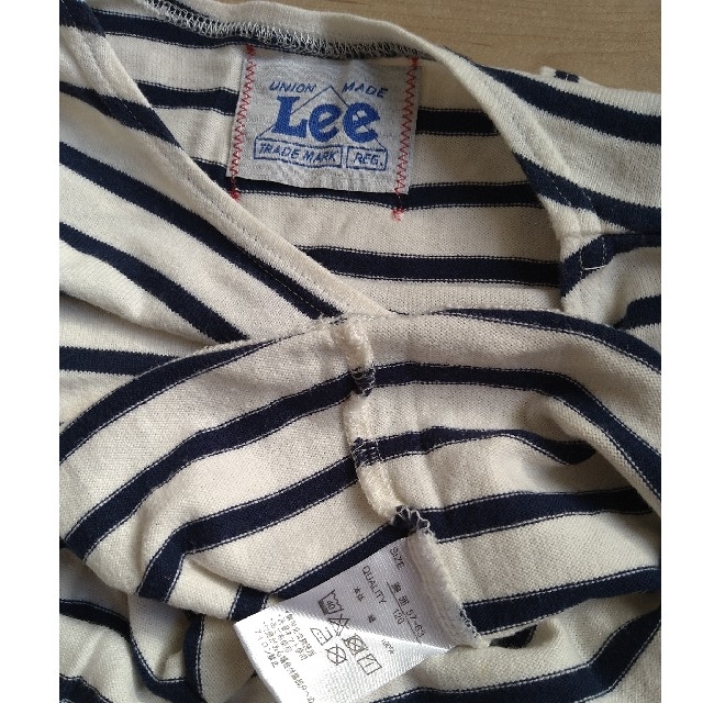 Lee(リー)の●●専用●●Lee　キッズ　長袖　ワンピース　ボーダー　120 キッズ/ベビー/マタニティのキッズ服女の子用(90cm~)(ワンピース)の商品写真