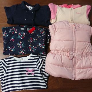 プチバトー(PETIT BATEAU)の値下げ！80㎝女の子服まとめ売り(その他)