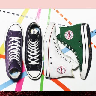 コンバース(CONVERSE)のCOACH CONVERSE 黒　28cm(スニーカー)